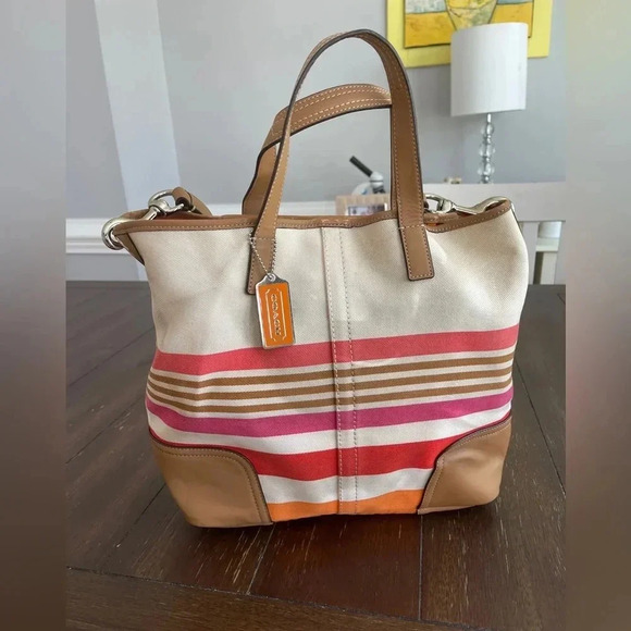 Coach Handley stripe bag - Picture 1 of 16